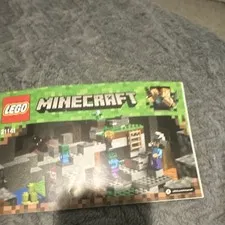LEGO Minecraft The Zombie Cave 21141 Illustrated English Manual Booklet