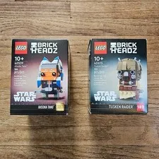 LEGO Star Wars Brick Headz Lot- Ahsoka 40539 and Tusken 40615