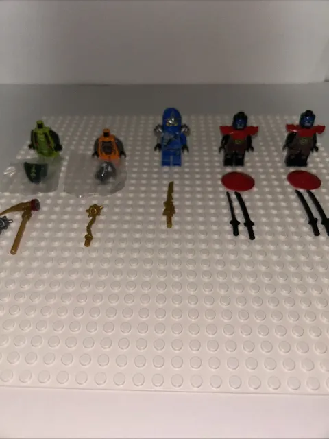 5 NEW LEGO Ninjago Minifigures Never Played With Or Displayed.