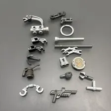 Lot of 20 Lego Weapons Tools Accessories Specialty Pieces Gray See photos