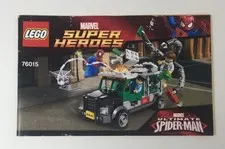 Lego 76015 Doc Ock Truck Heist Instruction Manual Book Only - No Bricks
