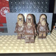 LEGO Star Wars Chewbacca Minifigure Lot of 3