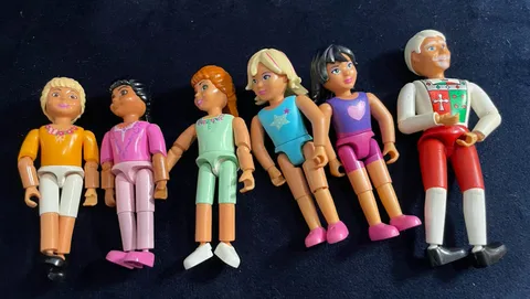 6 Ct 1990’s Belville Lego Figures