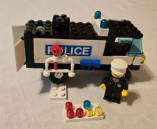 LEGO 6450 MOBILE POLICE TRUCK  - 100% pieces + instructions - NO BOX