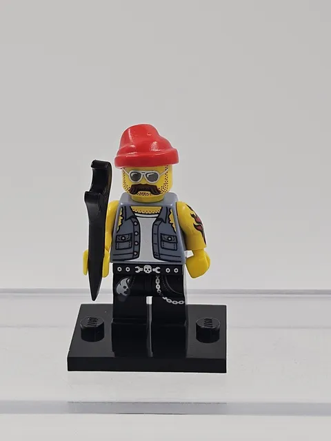 LEGO Motorcycle Mechanic Series 10 Minifigure Complete With Accessory Retired
