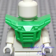 NEW Lego Bright Green Robot Minifig SPACE ARMOR Chest Gear - Galaxy Squad 70704