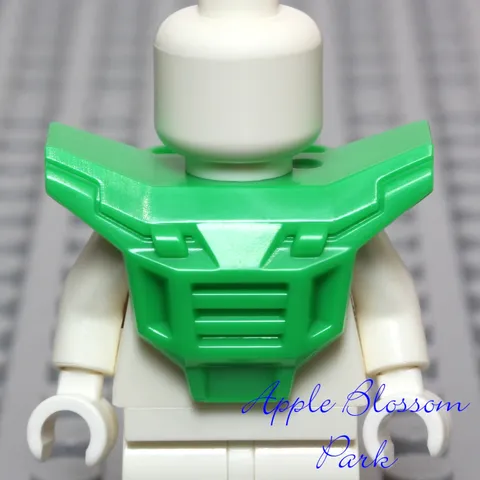 NEW Lego Bright Green Robot Minifig SPACE ARMOR Chest Gear - Galaxy Squad 70704