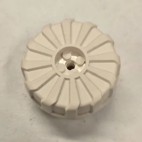 LEGO Star Wars: Hard Plastic Wheel (54mm D. x 30mm) - Ref 2515 White