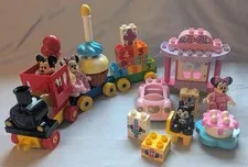 LEGO DUPLO #10597 Mickey & Minnie BIRTHDAY PARADE TRAIN #10873 PARTY Figaro COMP