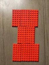 LEGO 3035 Red Plate 4x8- 8 Pieces