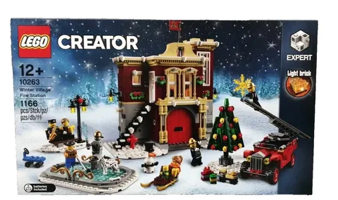 LEGO 10263 Creator Expert Winter Village Fire Station 2018 Unopened Holiday Set 