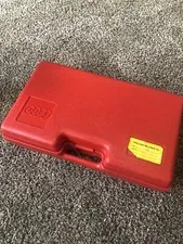 Vintage 1980's Lego Bin RED Plastic Storage Container Case Carry Box Organizer