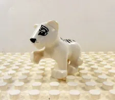 Lego Duplo Figure Tiger Cub white