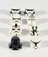 Lot of Lego Star Wars Stormtrooper Helmets