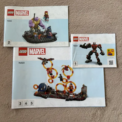 LEGO x Marvel: Avengers Endgame Final Battle Instruction Manuals (76322)