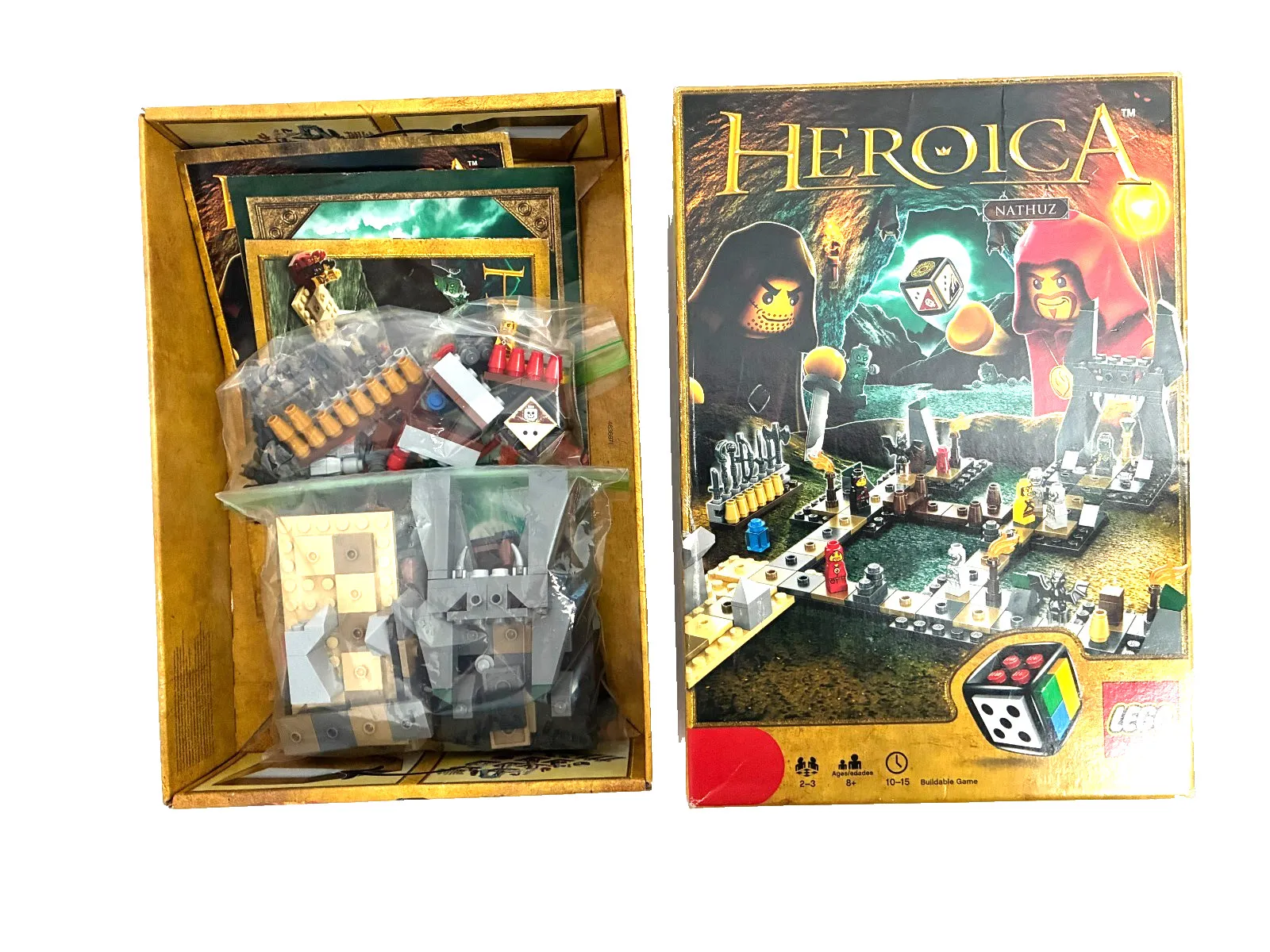 LEGO Heroica Nathuz 3859 COMPLETE SET with Box and Instructions LEGO Games I12