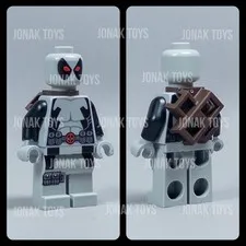 LEGO Deadpool X-Force Grey 2012 Custom Minifigure *SCABBARD INCLUDED* SH0032