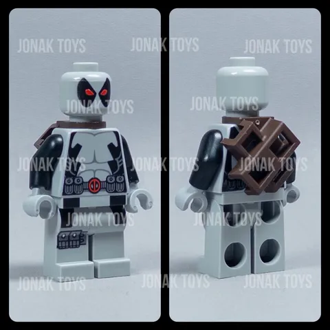 LEGO Deadpool X-Force Grey 2012 Custom Minifigure *SCABBARD INCLUDED* SH0032
