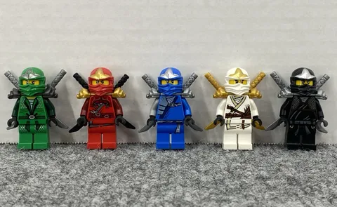Lego Ninjago Minifigures Rise of the Snakes ZX Kai Jay Zane Cole Lloyd Lot X 5