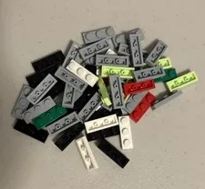 LEGO 1x3 Flat Plate x50 Part #3623 Used
