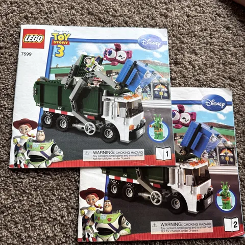 LEGO Disney Toy Story Garbage Truck Getaway Set 7599 INSTRUCTIONS ONLY