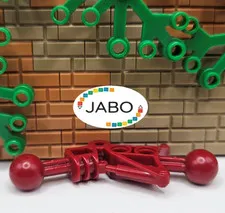 (S17 / 7 / 14) LEGO Bionicle 32482 Toa Leg Leg Dark Red