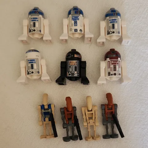 LEGO Star Wars Droid Minifigure Lot R2-D2/ Droid