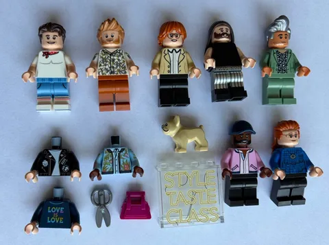 NEW Lego Minifigures Queer Eye The Fab 5 - Plus Dog - See Pictures