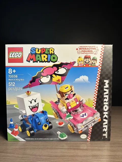 LEGO Super Mario 72038 Mario Kart Wario & King Boo Sealed New NISB