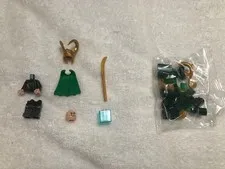 LEGO Loki Minifigure + Scepter + Tesseract 76290 And Throne From Set 76267