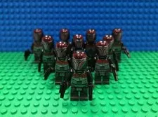 LEGO Lot Of 10 Mandalorian Super Commando Minifigure sw1487 75449 CMF Star Wars 
