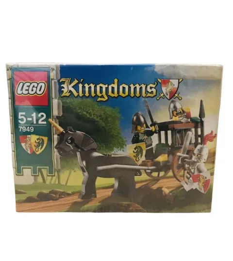 LEGO 7949 Kingdom Dragon Knight Carriage Building Set with Outer Box