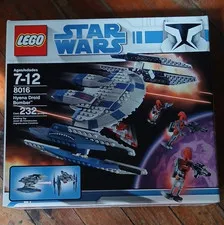 LEGO Star Wars The Clone Wars 8016 Hyena Droid Bomber 232pcs Box Ages 7-12
