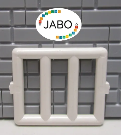 (G12 / 8 / 1) LEGO 6016 Grille Window 1x4x3 White 6539 6670