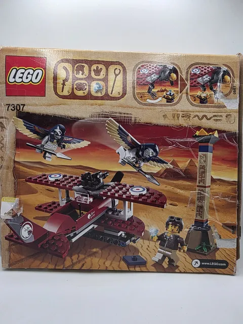 LEGO 7307 Pharaoh's Quest Flying Mummy Attack Complete w/ Booklet and box.