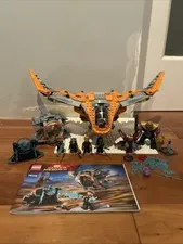 LEGO Marvel Guardian's Ship and Pod Set 76107 76102 with Figs (No Groot) No Box