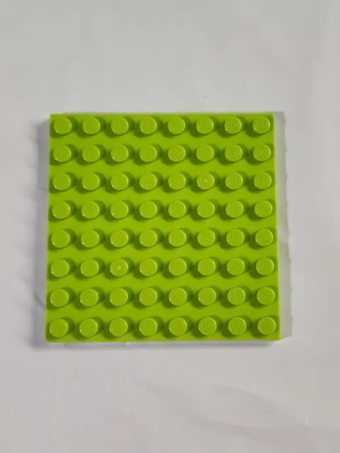 LEGO Parts ● 8x8 Plate ● Lime Green ● # 41539 or 42534 ● QTY 1