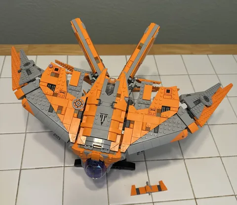 LEGO Marvel The Guardians Ship  76193 Stand Six Minis Figures Toy Set INCOMPLETE
