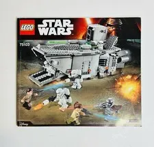 Lego Star Wars First Order Transporter Instruction Manual.  Set 75103