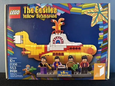 LEGO Ideas The Beatles Yellow Submarine 21306 New Sealed Retired Exclusive Minis