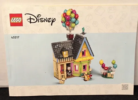 LEGO Disney 43217 "Up" House Illustrated Instruction Manual Booklet English