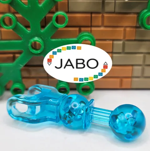 (S18 / 8 / 13) LEGO Hero Factory 90609 Arm / Leg Leg Ball Joint Trans Blue