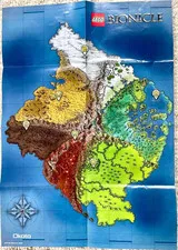 Bionicle Map Of Okoto & Masks Promotional Poster