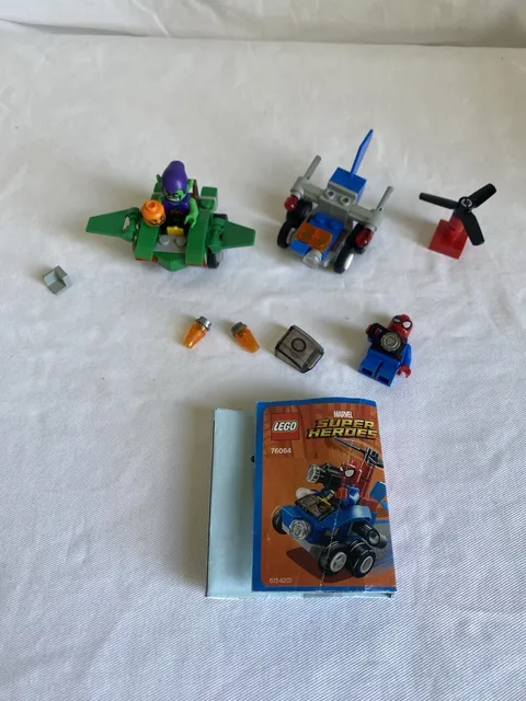 LEGO Marvel: Mighty Micros: Spider-Man Vs. Green Goblin (Set 76064) Incomplete