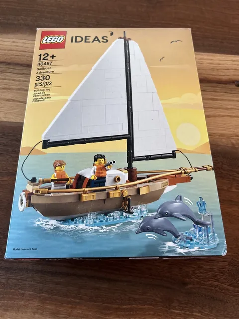 LEGO Ideas Sailboat Adventure 40487 Complete Set 330 Pieces with Minifigures