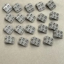 Lego 44728 99207 Brackets Dark Gray Replacement Parts Pieces Lot of 20