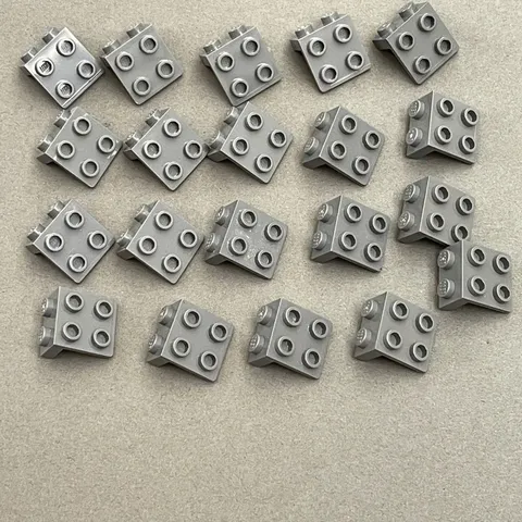 Lego 44728 99207 Brackets Dark Gray Replacement Parts Pieces Lot of 20