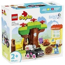 LEGO DUPLO Bluey Pizza Girls With Muffin 10469 Building Set Ages 2+