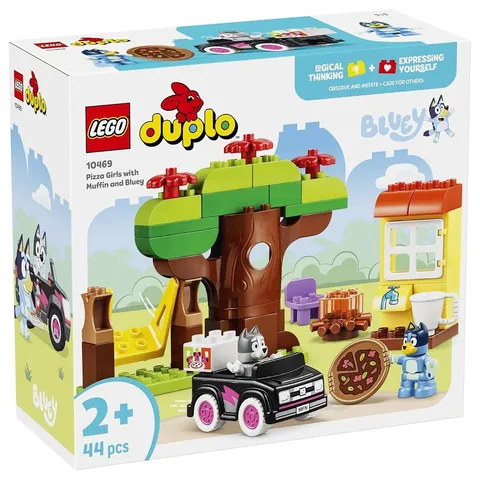 LEGO DUPLO Bluey Pizza Girls With Muffin 10469 Building Set Ages 2+