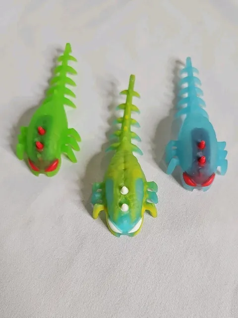 Lot Of 3 Bionicle Hero Factory Brain Attack Brains 2013